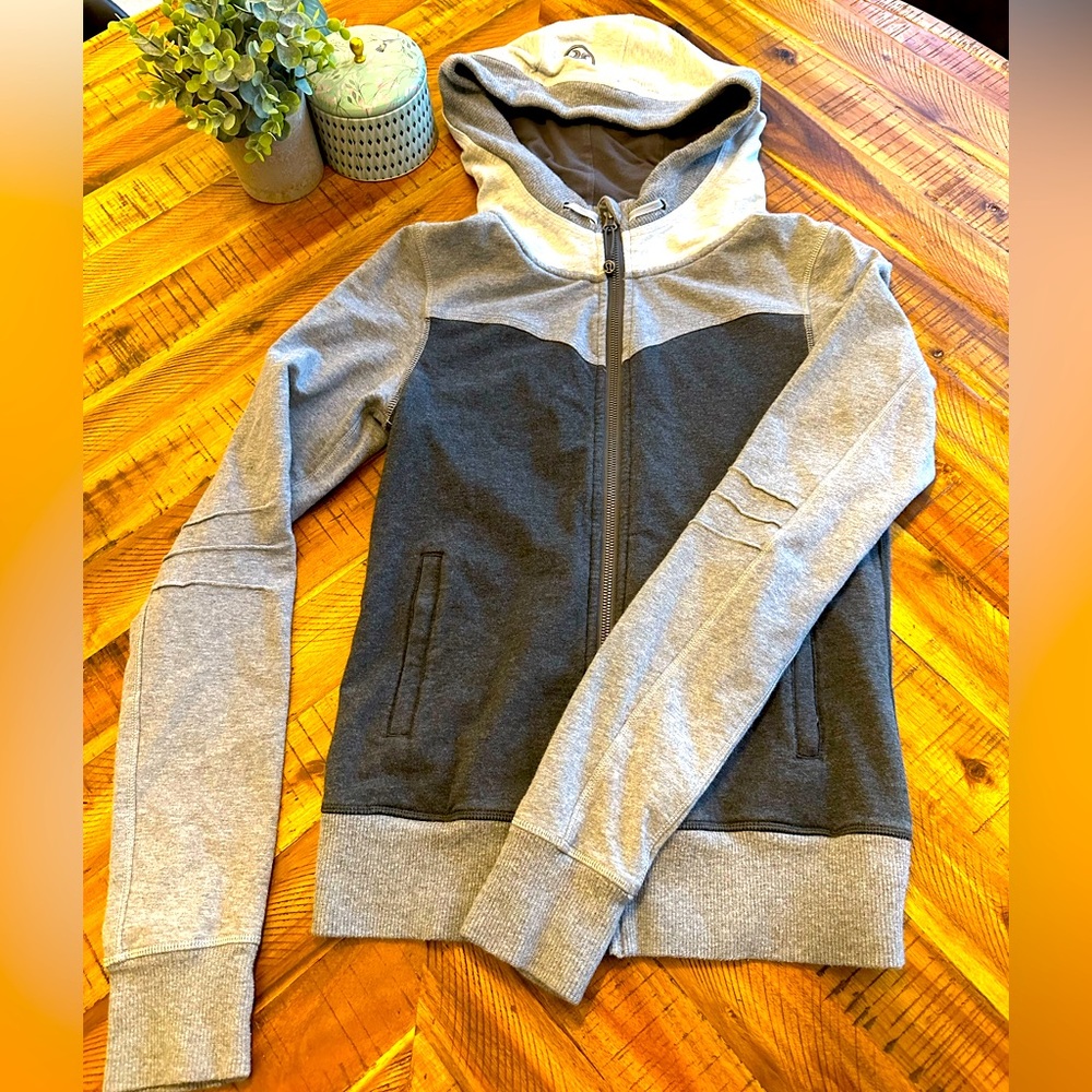 Lululemon tri-color zipper sweatshirt